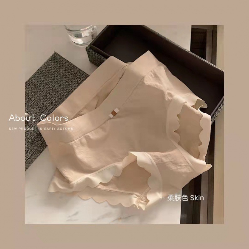 蠶氧抗菌面膜褲 俏皮可愛蝴蝶結少女內褲 無縫高彈舒適女士三角褲